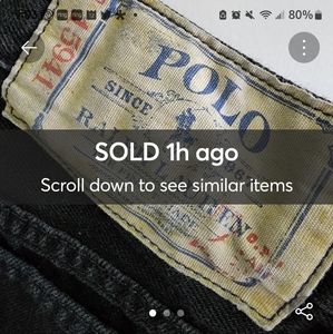 Polo Boy's Black Jeans